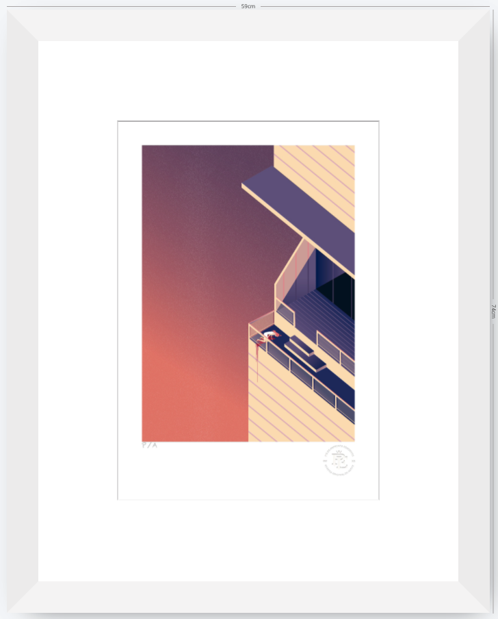 Ceremonia en el Penthouse - 33 x 48 cm