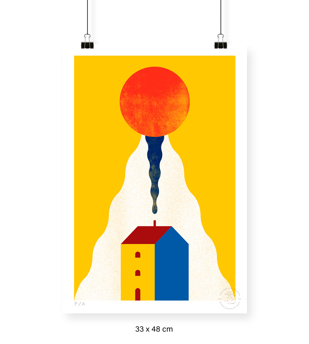 Tormenta Solar - 33 x 48 cm