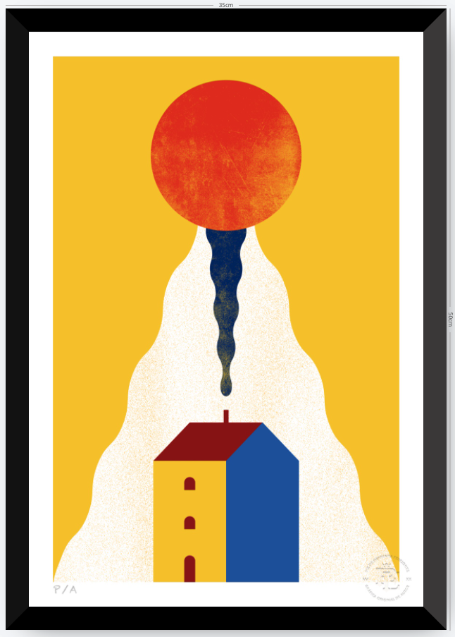Tormenta Solar - 33 x 48 cm