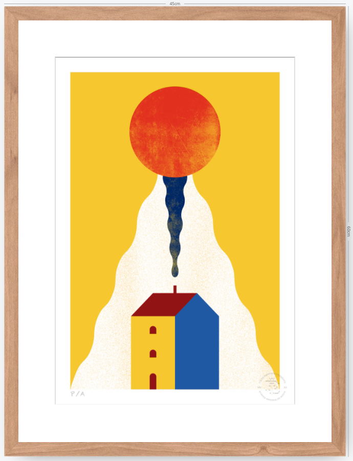 Tormenta Solar - 33 x 48 cm