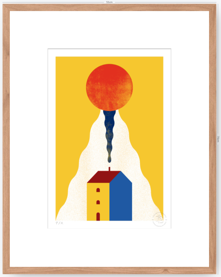 Tormenta Solar - 33 x 48 cm