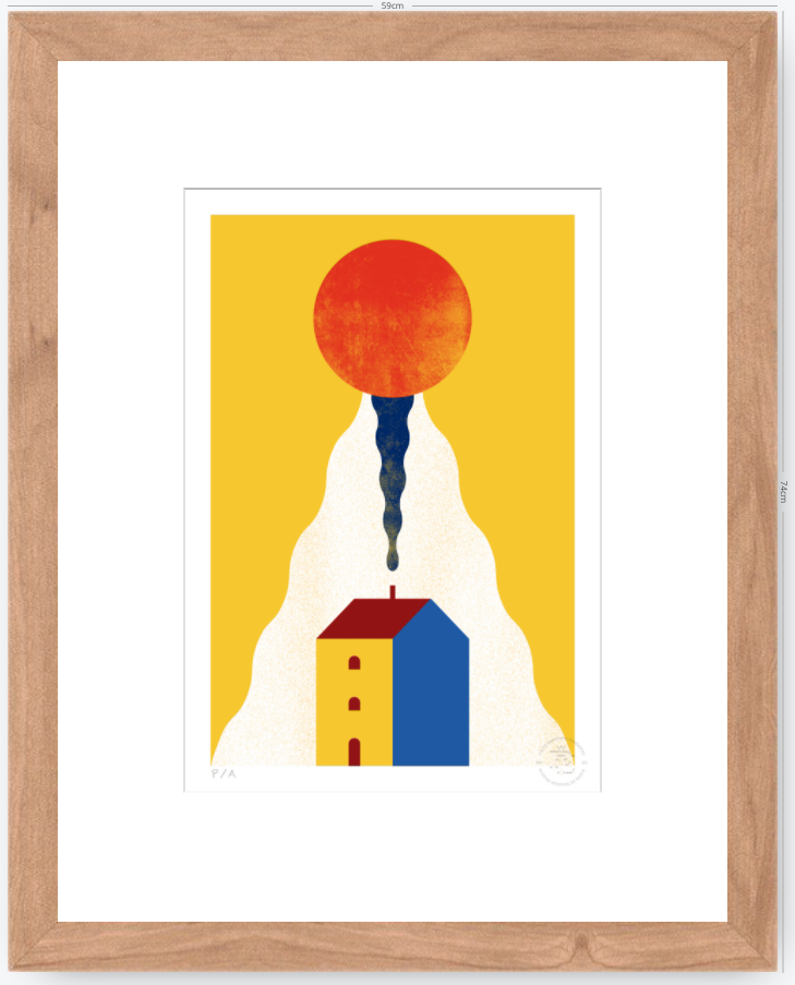 Tormenta Solar - 33 x 48 cm