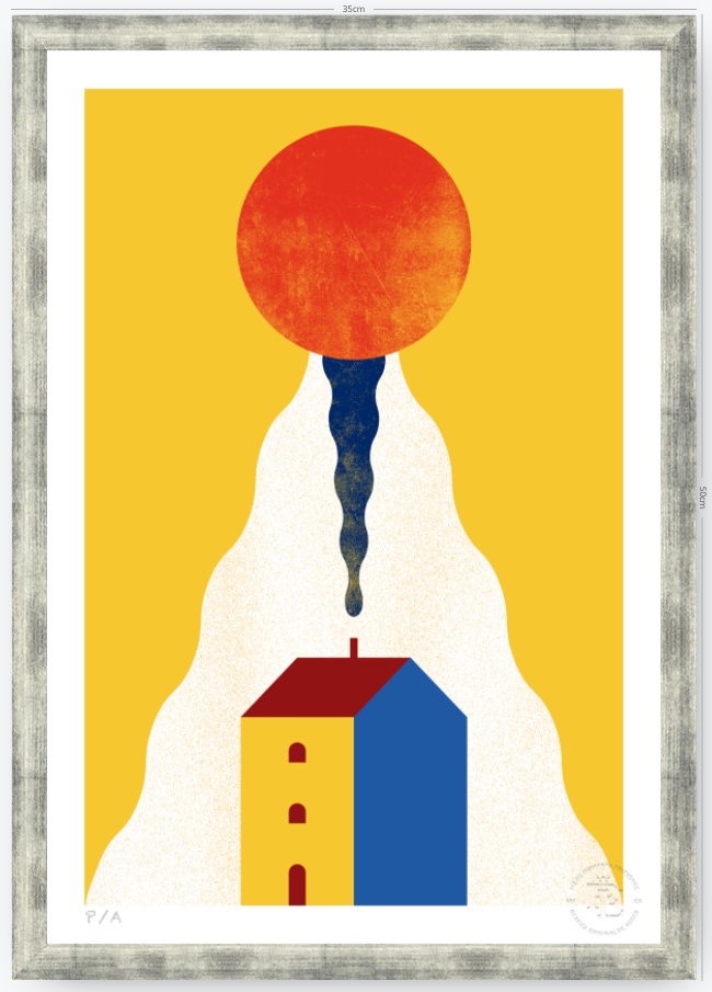 Tormenta Solar - 33 x 48 cm