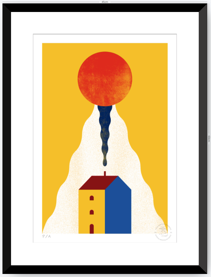 Tormenta Solar - 33 x 48 cm