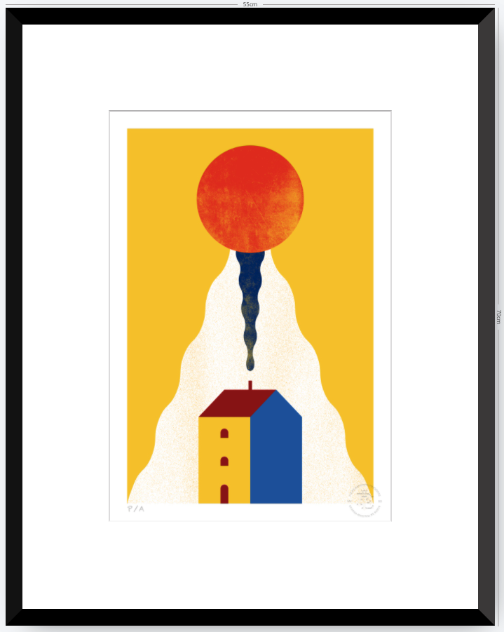 Tormenta Solar - 33 x 48 cm