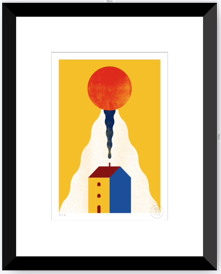 Tormenta Solar - 33 x 48 cm
