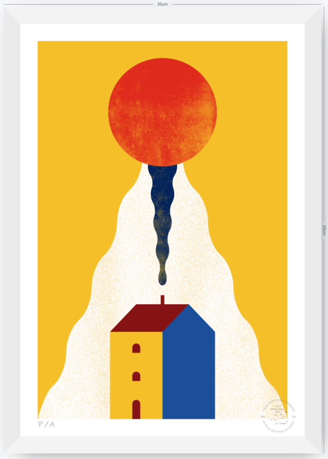 Tormenta Solar - 33 x 48 cm