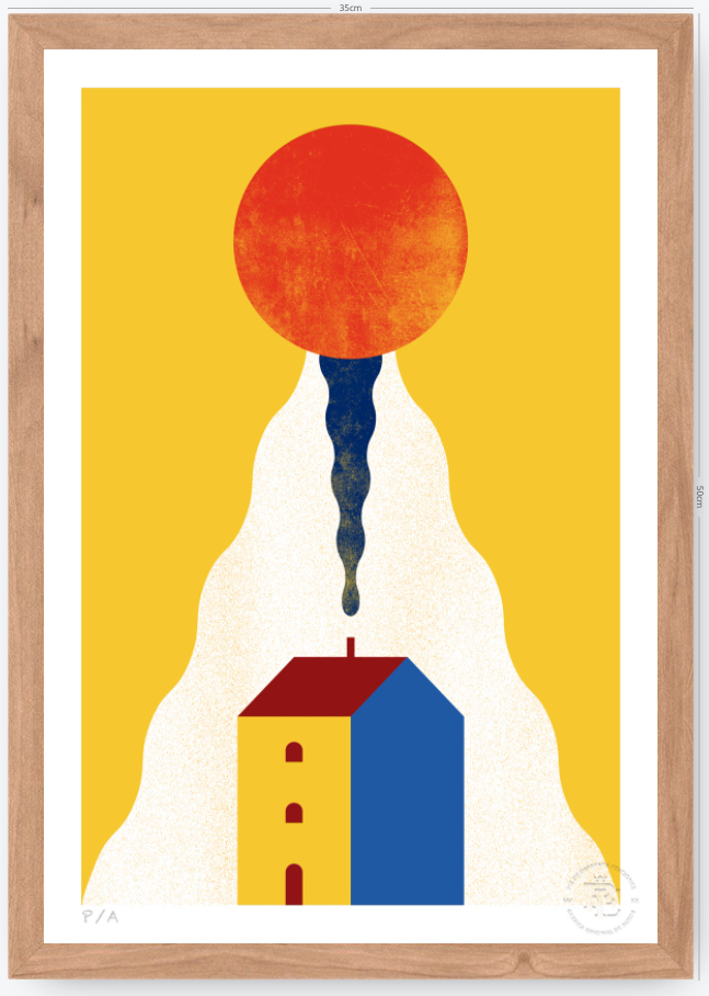 Tormenta Solar - 33 x 48 cm