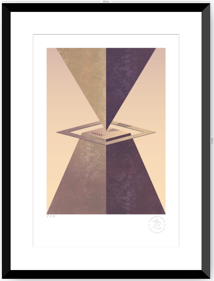 Alien Sunset - 33 x 48 cm