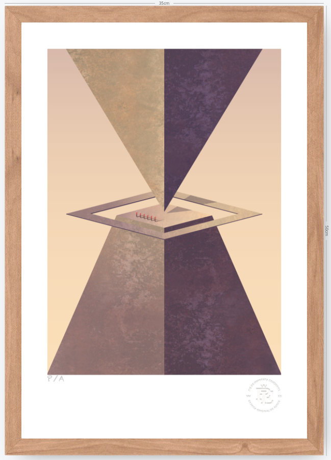 Alien Sunset - 33 x 48 cm