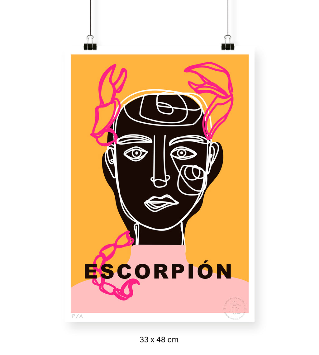 Escorpión - 33 x 48 cm
