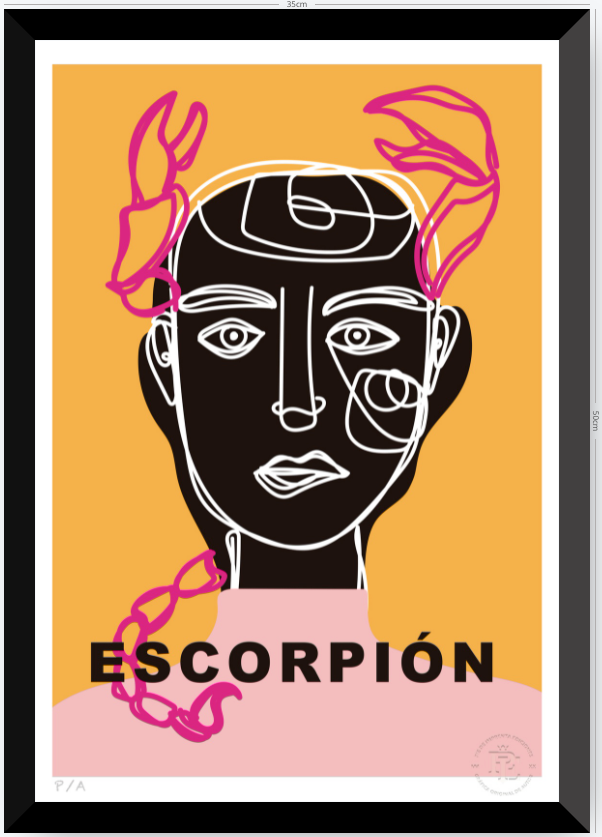 Escorpión - 33 x 48 cm