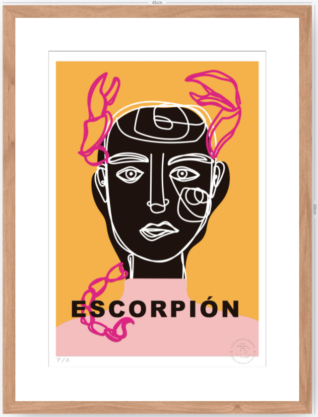 Escorpión - 33 x 48 cm