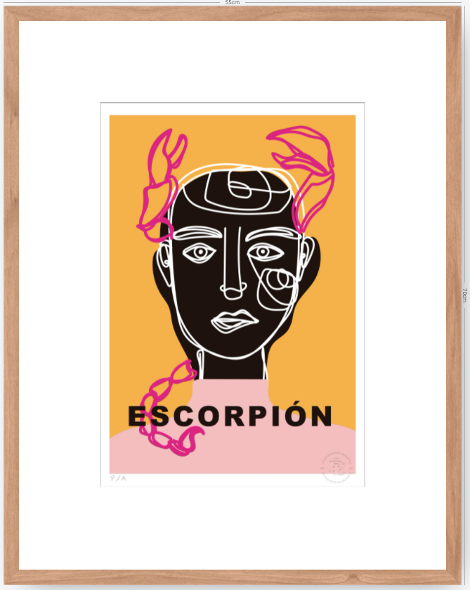 Escorpión - 33 x 48 cm