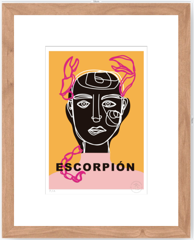 Escorpión - 33 x 48 cm