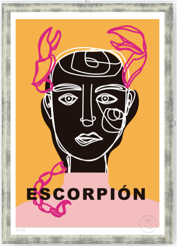 Escorpión - 33 x 48 cm