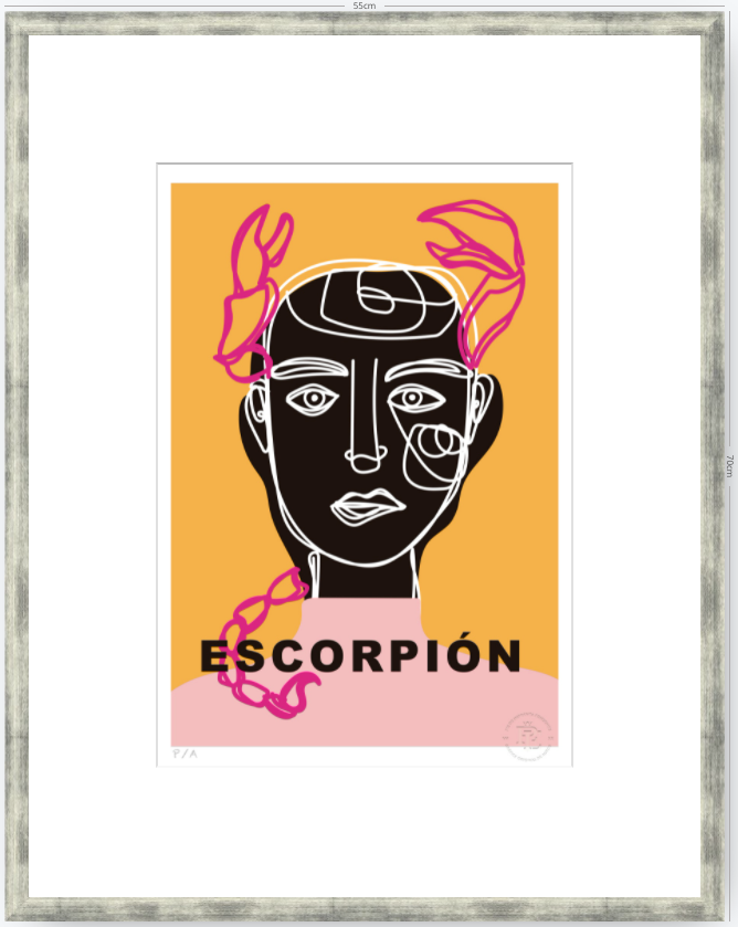 Escorpión - 33 x 48 cm