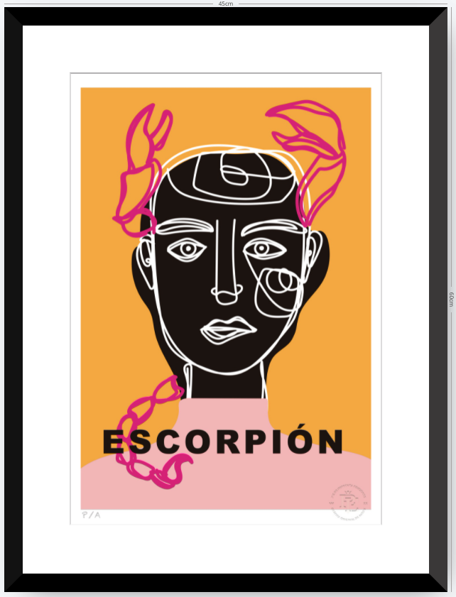 Escorpión - 33 x 48 cm