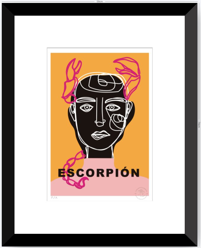 Escorpión - 33 x 48 cm