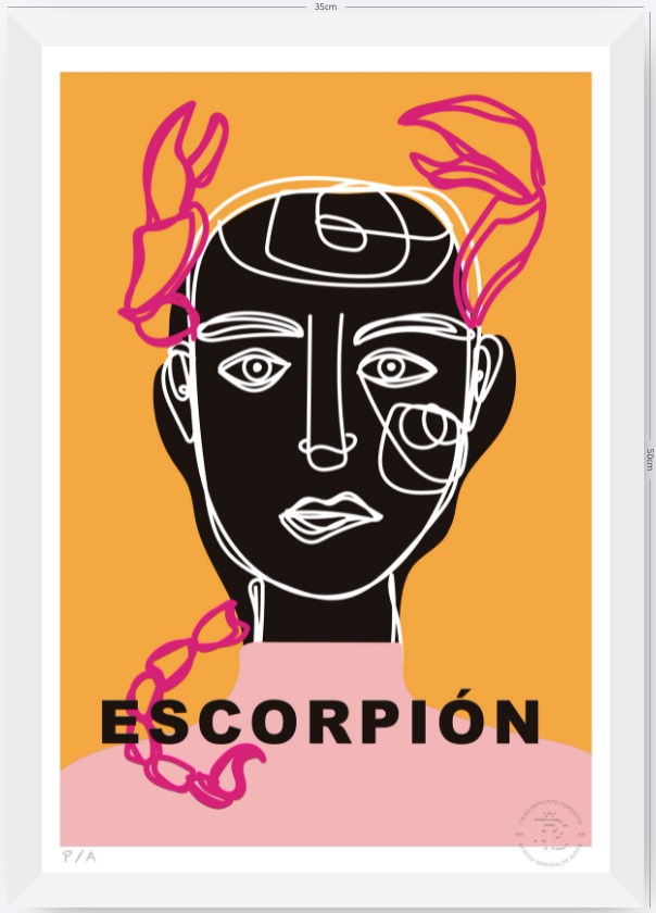 Escorpión - 33 x 48 cm