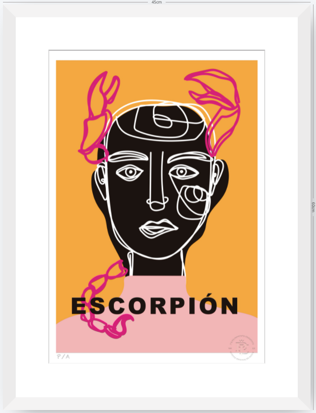 Escorpión - 33 x 48 cm