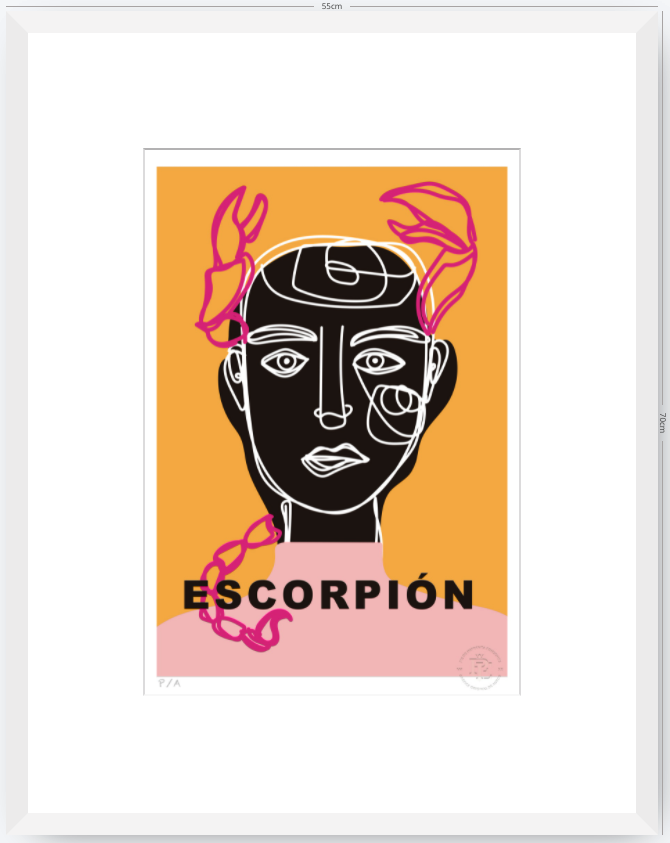 Escorpión - 33 x 48 cm