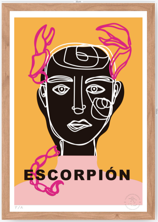 Escorpión - 33 x 48 cm