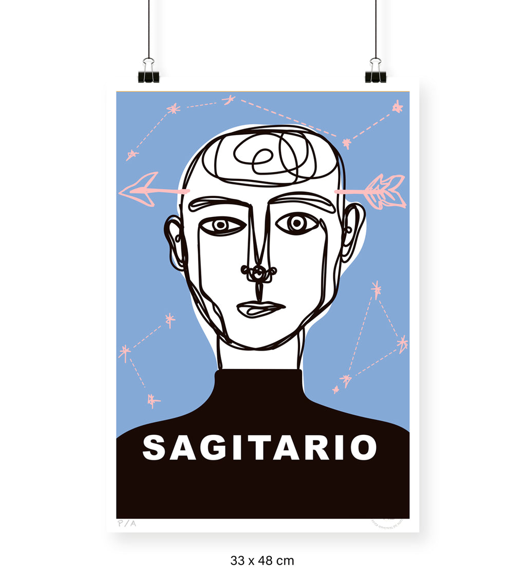 Sagitario - 33 x 48 cm