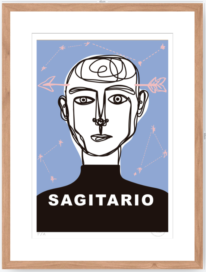 Sagitario - 33 x 48 cm