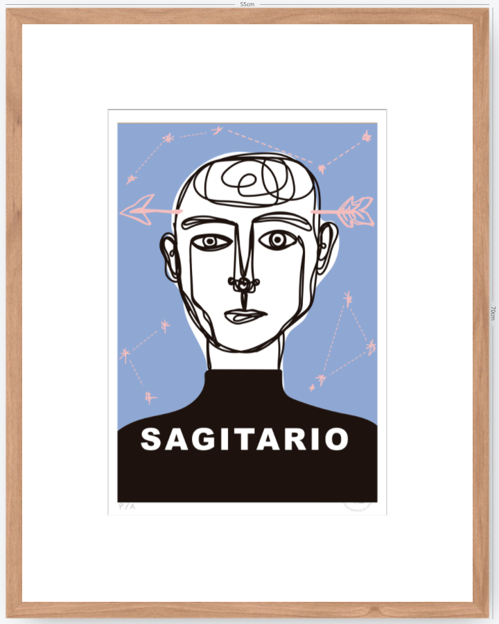 Sagitario - 33 x 48 cm