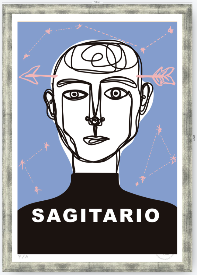 Sagitario - 33 x 48 cm