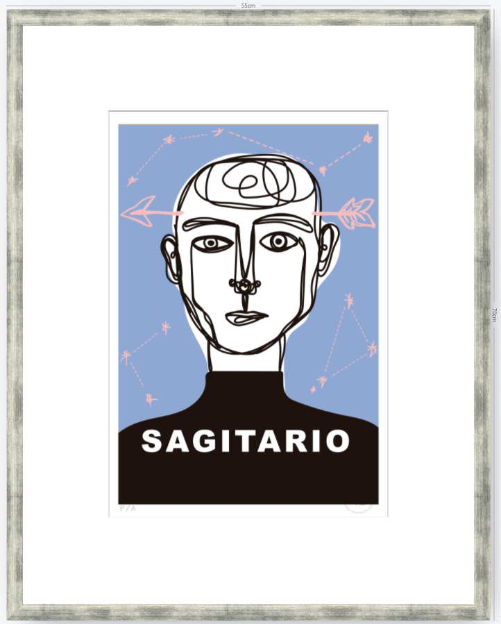 Sagitario - 33 x 48 cm