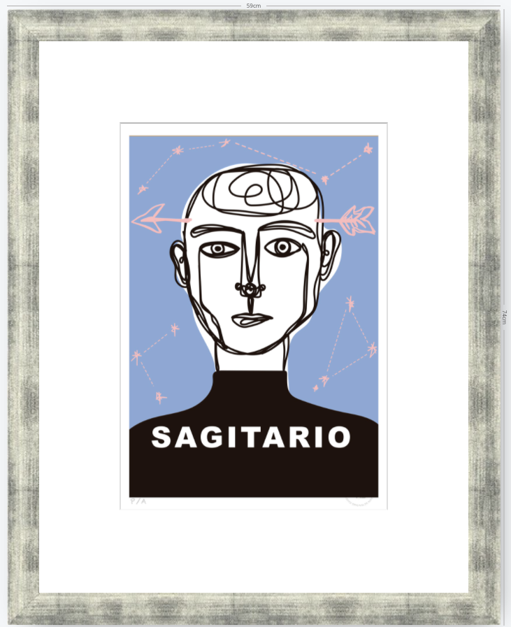 Sagitario - 33 x 48 cm