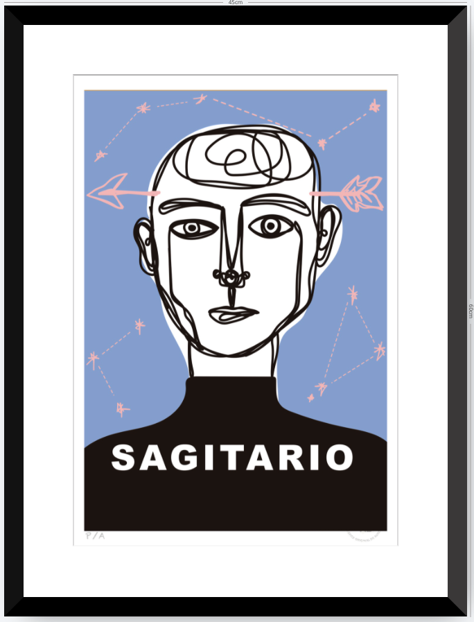 Sagitario - 33 x 48 cm