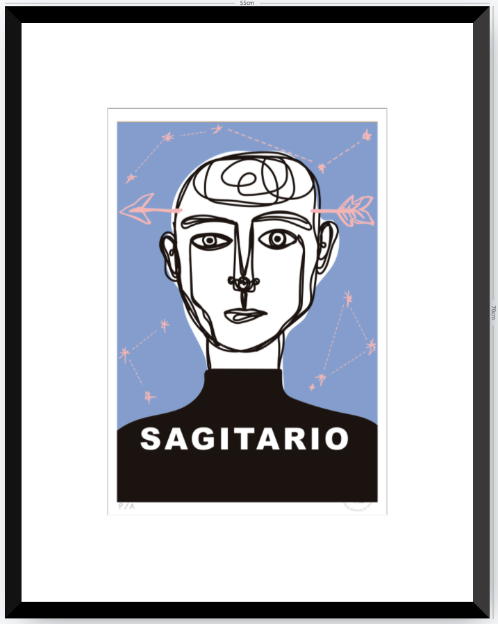 Sagitario - 33 x 48 cm