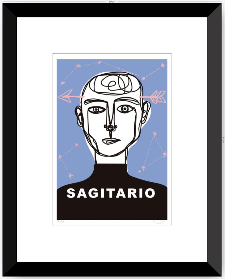 Sagitario - 33 x 48 cm