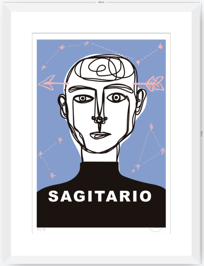 Sagitario - 33 x 48 cm