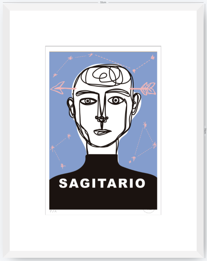 Sagitario - 33 x 48 cm