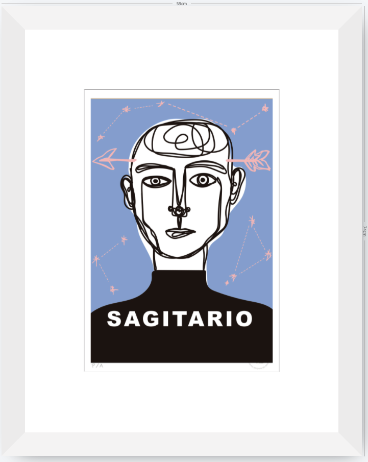Sagitario - 33 x 48 cm