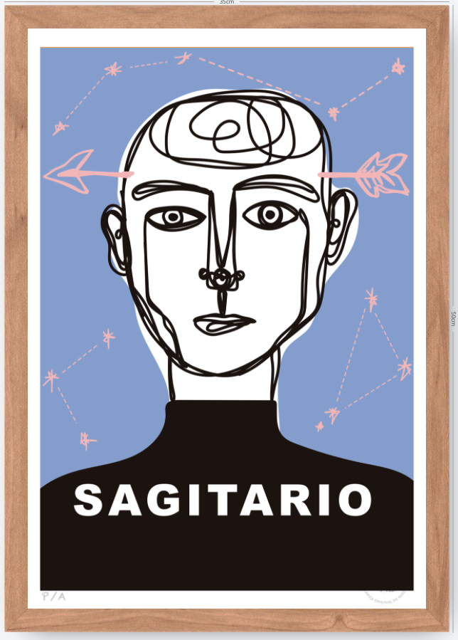 Sagitario - 33 x 48 cm