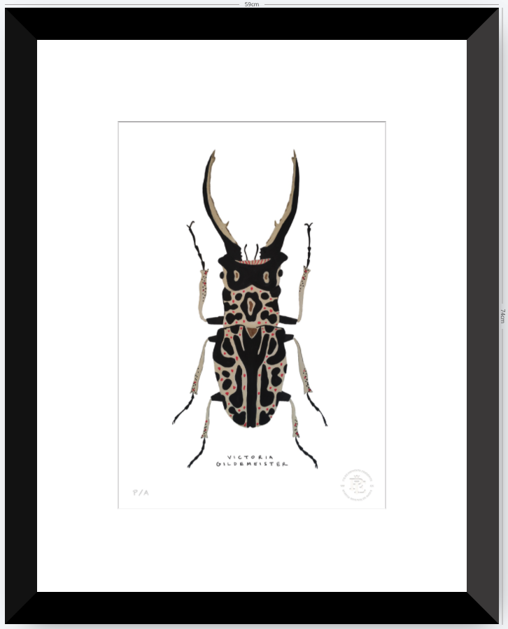 Escarabajo Macho - 33 x 48 cm
