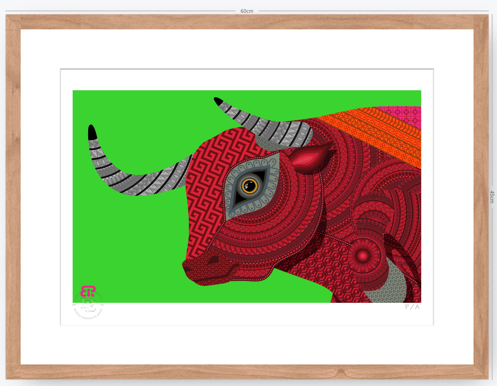 Vuelo del Pajarito - 48 x 33 cm