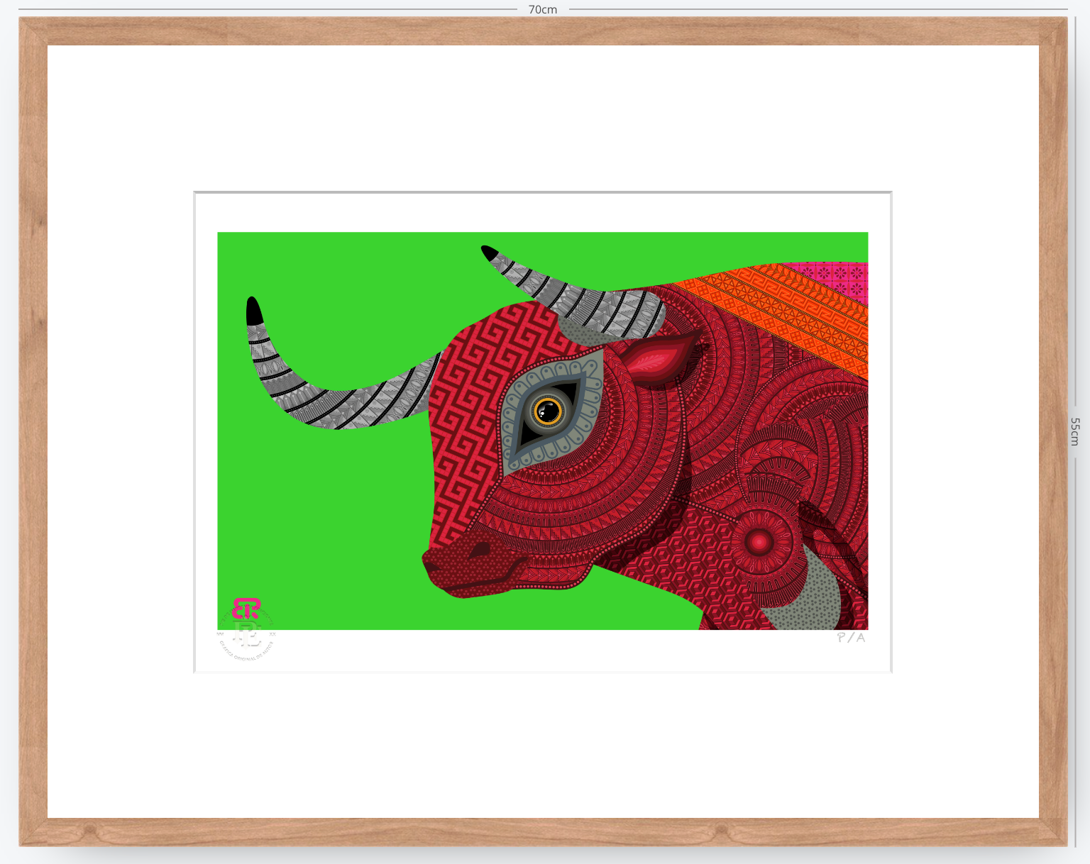 Vuelo del Pajarito - 48 x 33 cm