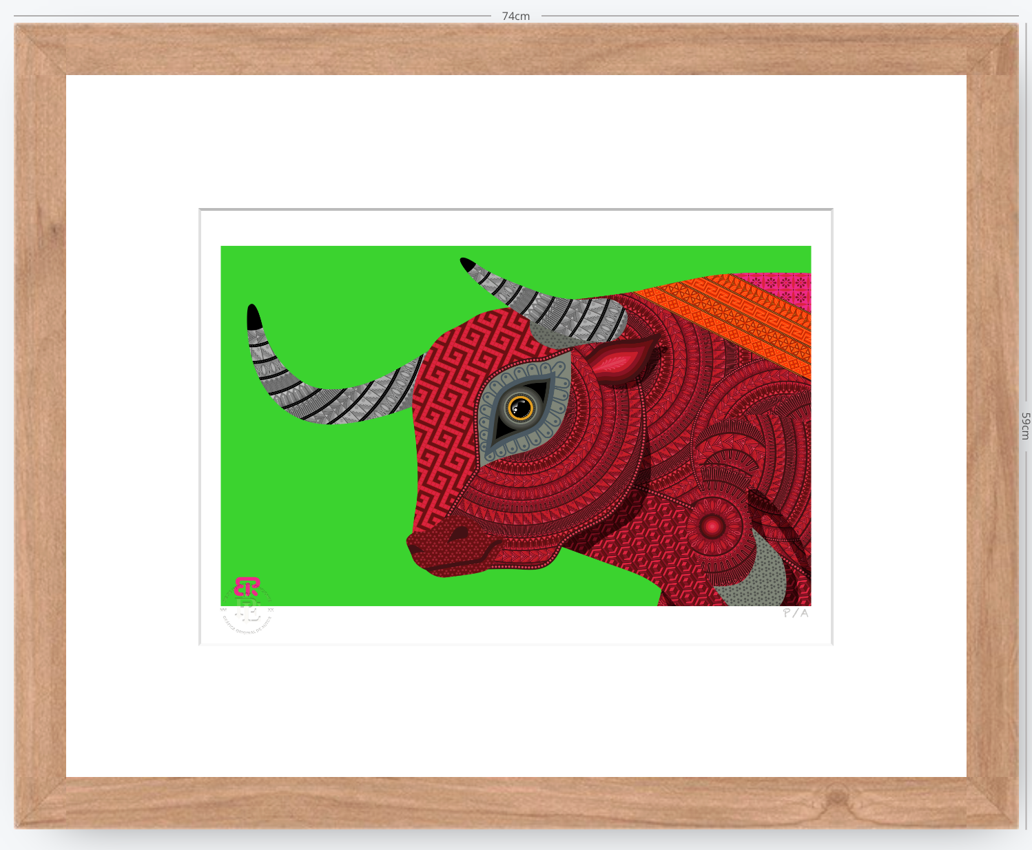 Vuelo del Pajarito - 48 x 33 cm