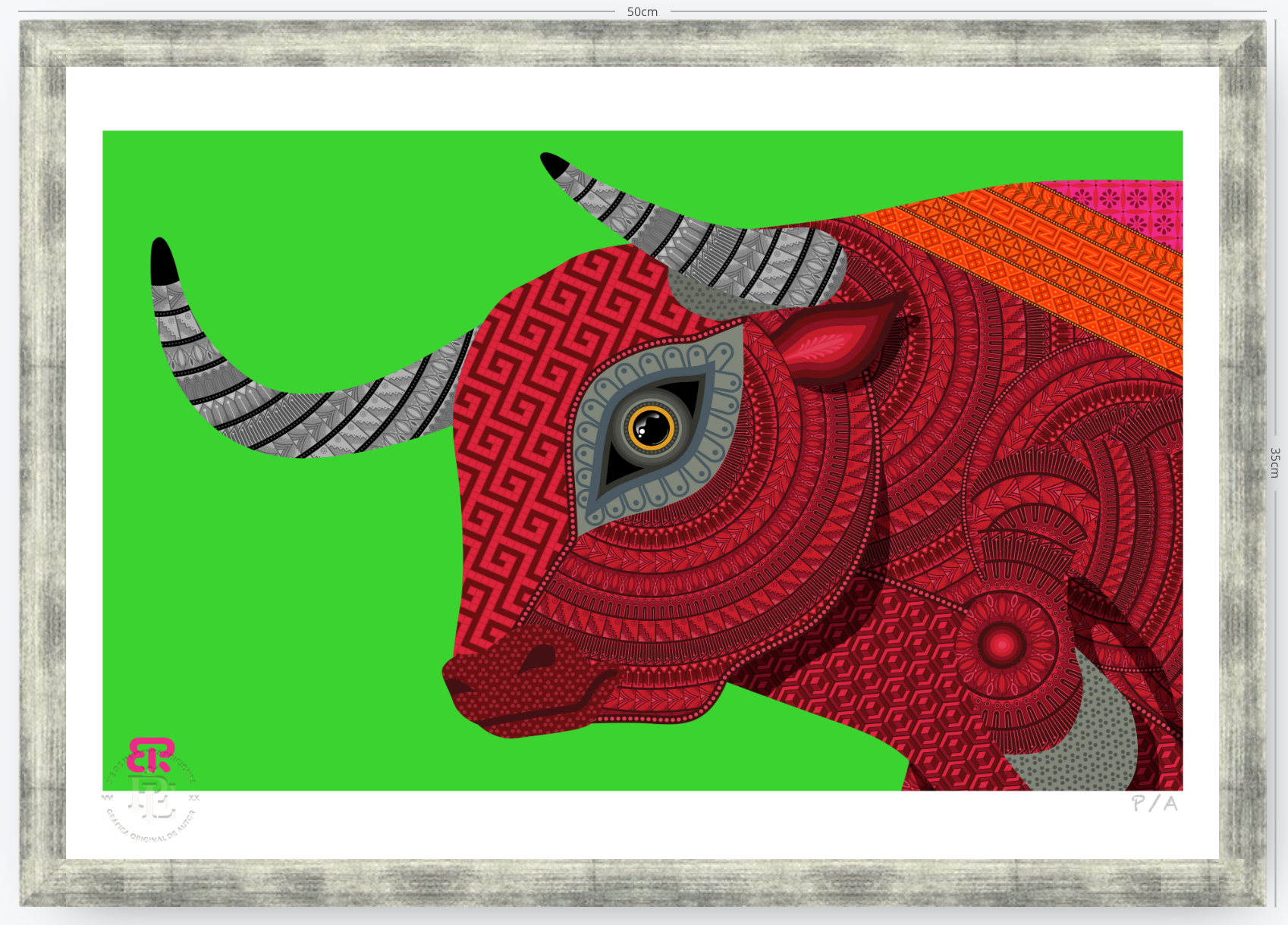 Vuelo del Pajarito - 48 x 33 cm