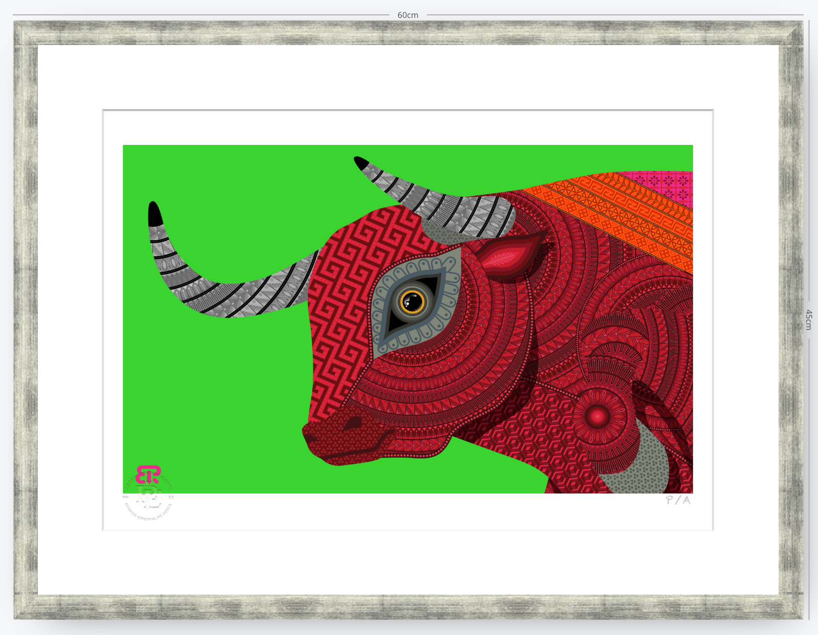 Vuelo del Pajarito - 48 x 33 cm
