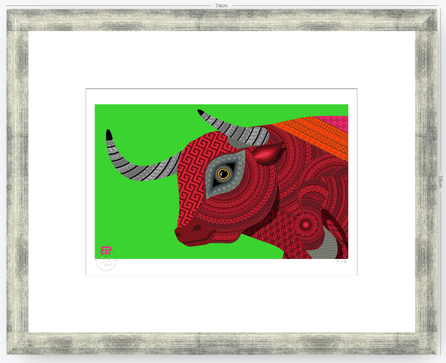 Vuelo del Pajarito - 48 x 33 cm