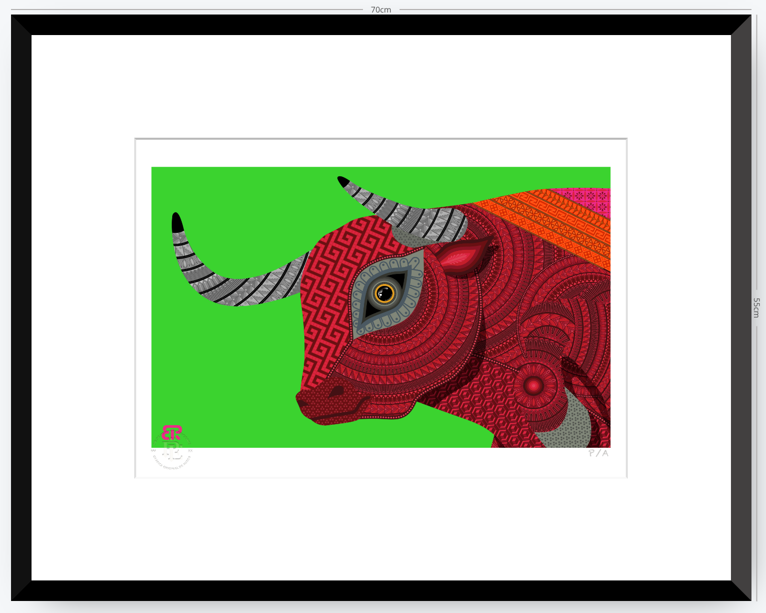 Vuelo del Pajarito - 48 x 33 cm