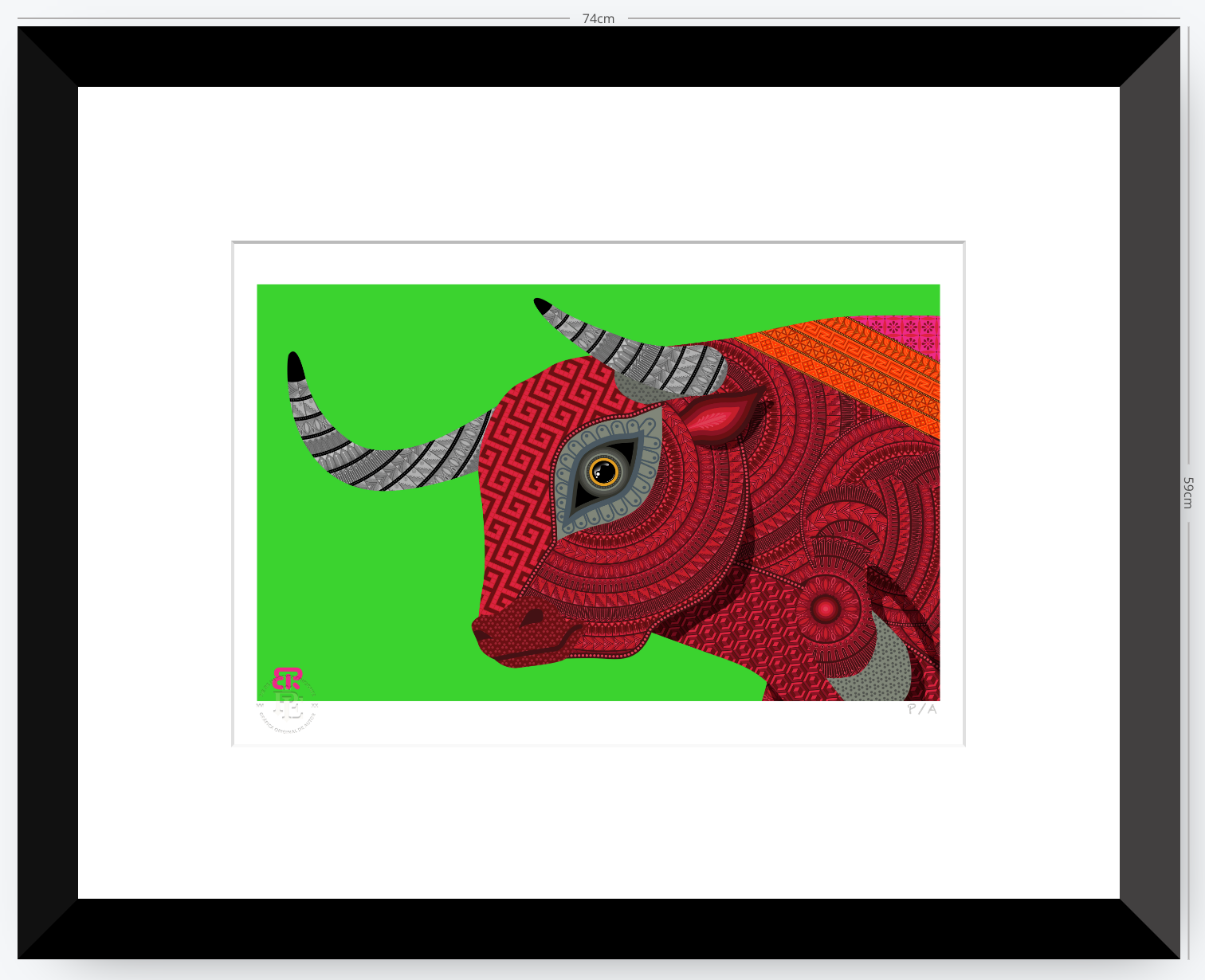 Vuelo del Pajarito - 48 x 33 cm