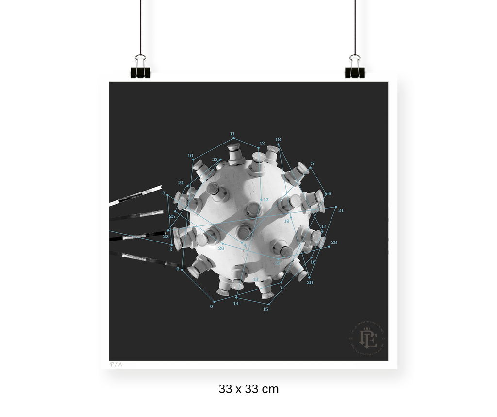 Tomuchdata 2 Díptico B - 33 x 33 cm